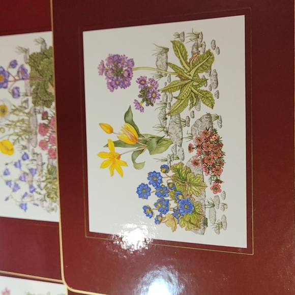 Vintage Clover Leaf table mats 6mats made in United Kingdom - Picture 2 of 9